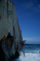 Wreck off the wildcoast , indian ocean , south africa , b... by Gregory Grant 
